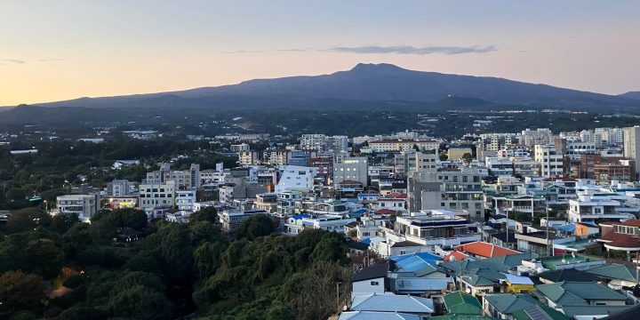 Hallasan from Seogwipo