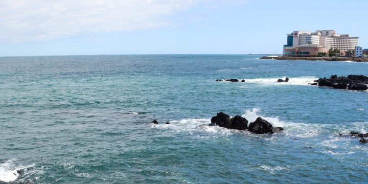 Beautiful seascape in Jeju Island, South Korea